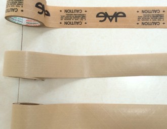 Reinforced kraft paper tape